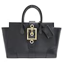 Sac fourre-tout en cuir noir Gucci