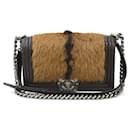 Chanel Schultertasche aus braunem Leder