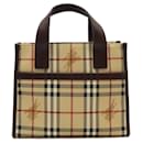 Burberry Nova Check Pattern Tote Bag