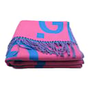 Gucci Pink Wool Scarf