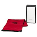 GUCCI Reversible Scarf in Black and Red Wool - Gucci