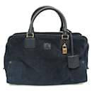 Loewe Amazona 36 Women's Suede Handbag