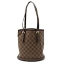 Sac fourre-tout en forme de seau Damier Louis Vuitton