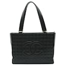 Chanel Chocolate Bar Coco Mark Tote Bag