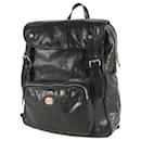 Gucci Interlocking G Double Flap Leather Backpack