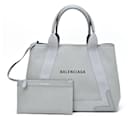 Balenciaga Navy Cabas M Tote Bag