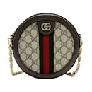 Bolsa de Ombro Gucci Ophidia GG Supreme em Lona