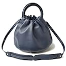 Loewe Nappa Leather Handbag in Navy