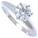 Tiffany & Co. Platinum Solitaire Ring