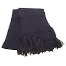 Louis Vuitton Wool Cashmere Scarf in Noir