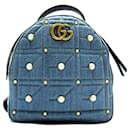 Gucci GG Marmont Denim Rucksack