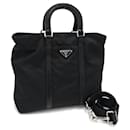 Prada Black Nylon Handbag