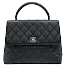 Bolsa Tote Kelly em pele caviar Matelassé da Chanel