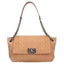 Chanel Boy Shoulder Bag in Beige