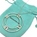 Tiffany & Co. ATLAS Medallion Pendant Necklace