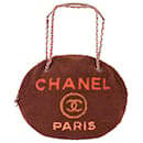 Sac à épaule rond en chaîne Chanel Coco Mark Deauville