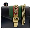 Sac à bandoulière en cuir Gucci Sylvie