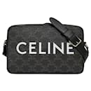 Celine Medium Black Triomphe Shoulder Bag - Céline