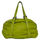 Bolsa Boston Intrecciato Verde Bottega Veneta