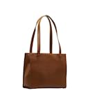 Chanel Brown Leather Tote Bag