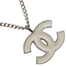 Collier en argent Chanel Coco Mark