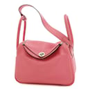 Bolso Hermes Lindy 26 Evercolor en Rosa Azalee - Hermès