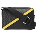 Fendi Diagonal Zucca Pattern Camera Case Shoulder Bag