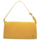 Pochette Accessoire Epi Louis Vuitton en Jaune