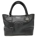 Loewe Fustat Tote Black Leather Bag