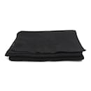 Chanel Coco Mark Black Cashmere Scarf