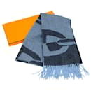 Hermes Cashmere Stole in Blue - Hermès