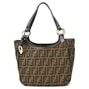 Fendi Brown Zucca Canvas/Leather Shoulder Bag