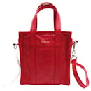 Balenciaga Red Leather Handbag