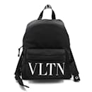 Mochila de nylon negro Valentino