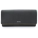 Paul Smith Black Leather Long Wallet