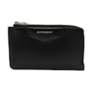 Givenchy Black Calfskin Card Wallet