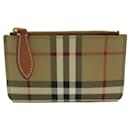 Burberry Beige Polyester Coin Purse