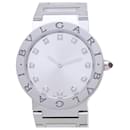 Montre pour garçon Bvlgari 103696 BB33S 12P en acier inoxydable avec diamants - Bulgari