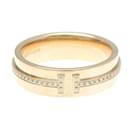 Bague en diamant Tiffany T TWO étroite en or rose - Tiffany & Co