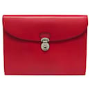 Clutch in pelle rossa COCOMEISTER - Autre Marque