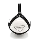 Prada White Leather Soccer Ball