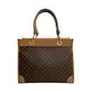 Celine Macadam Blason Triomphe Leather Handbag Tote Bag - Céline