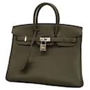 Hermes Birkin 25 Handtasche in Olivgrün - Hermès