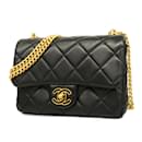 Chanel Black Lambskin Shoulder Bag