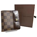 Carteira bi-fold Damier Louis Vuitton