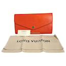 Carteira longa em couro Epi Louis Vuitton