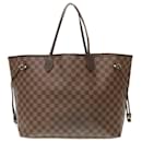 Sac tote Louis Vuitton Damier Neverfull GM Ebene