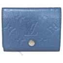 Louis Vuitton Metallic Navy Card Case