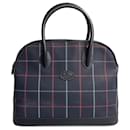 Burberry Nova Check Shadow Horse Leather Handbag