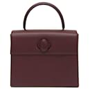 Cartier Must Damenhandtasche aus Leder in Bordeaux